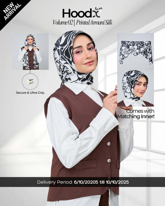 [★New] HoodX Printed Set in Ying & Yang
