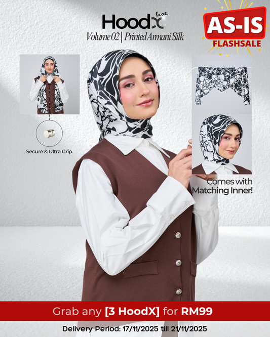 [As-Is] HoodX Printed Set in Ying & Yang
