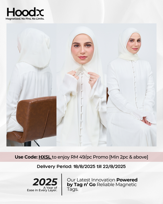 [★New] HoodX in Ivory White