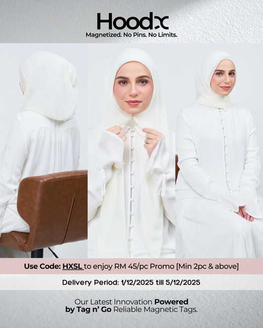 HoodX in Ivory White