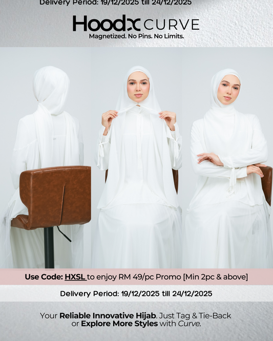 HoodX Curve in Bridal White