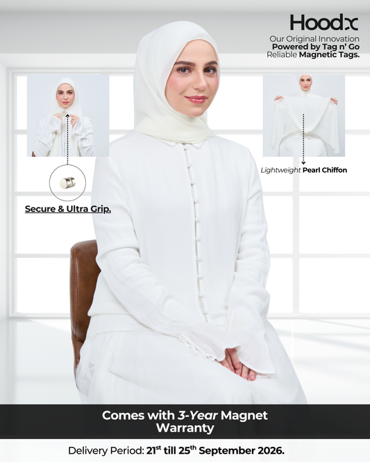 HoodX in Ivory White