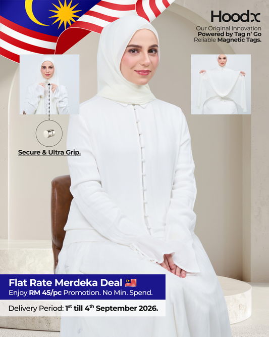 HoodX in Ivory White