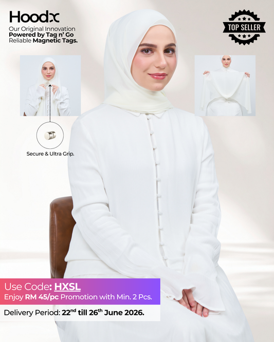 HoodX in Ivory White