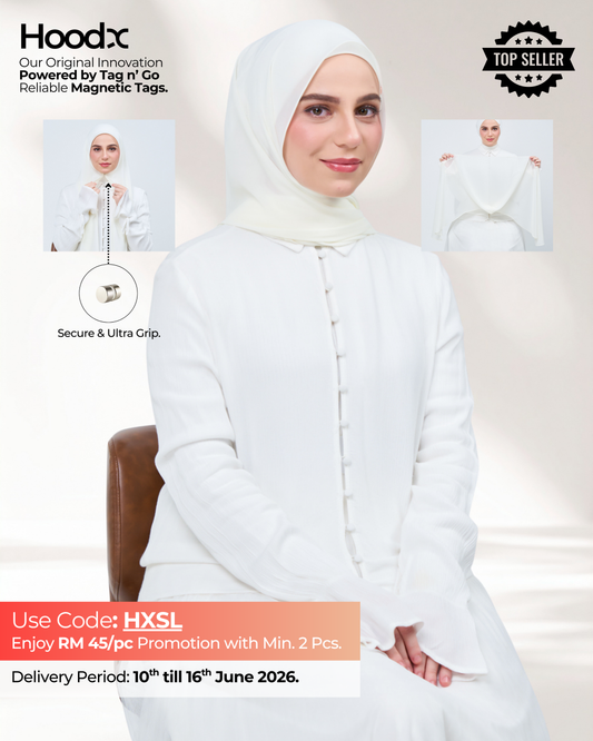 HoodX in Ivory White