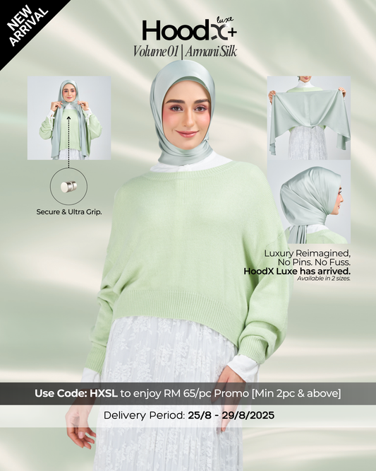 [★New] HoodX⁺Plus Luxe in Jade