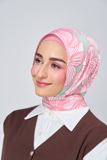 HoodX Printed Set in Jade Rose