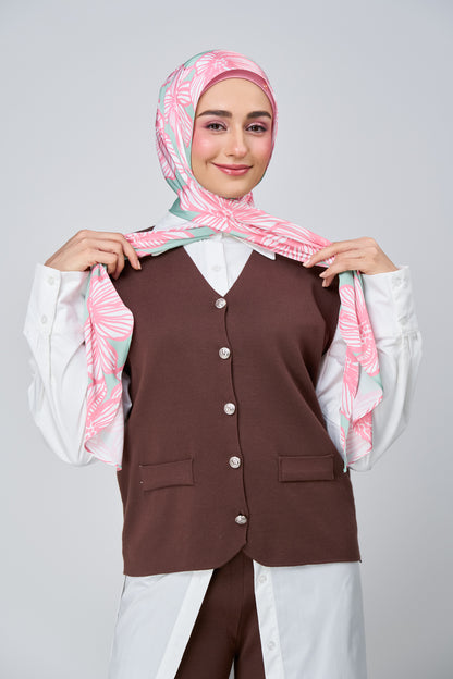 HoodX Printed Set in Jade Rose