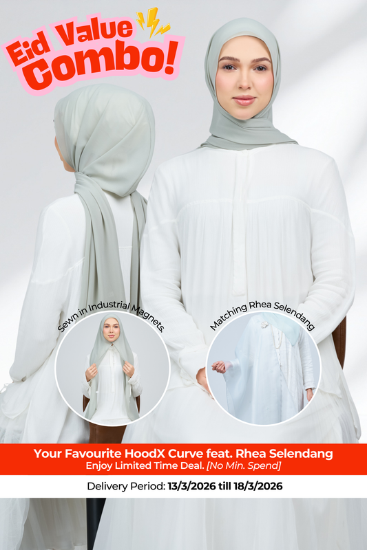 HX Curve x Rhea Selendang in Jade