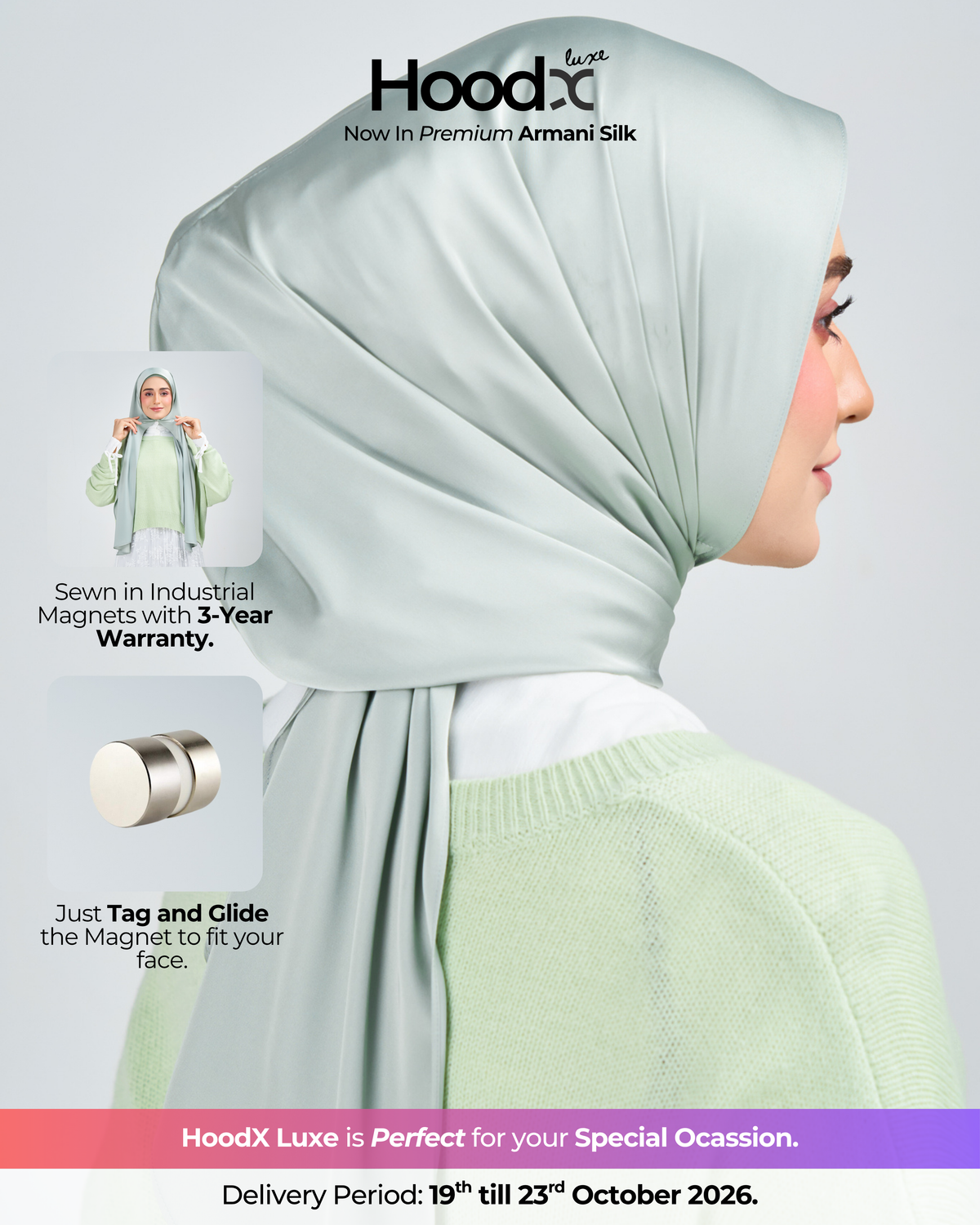 HoodX Luxe in Jade