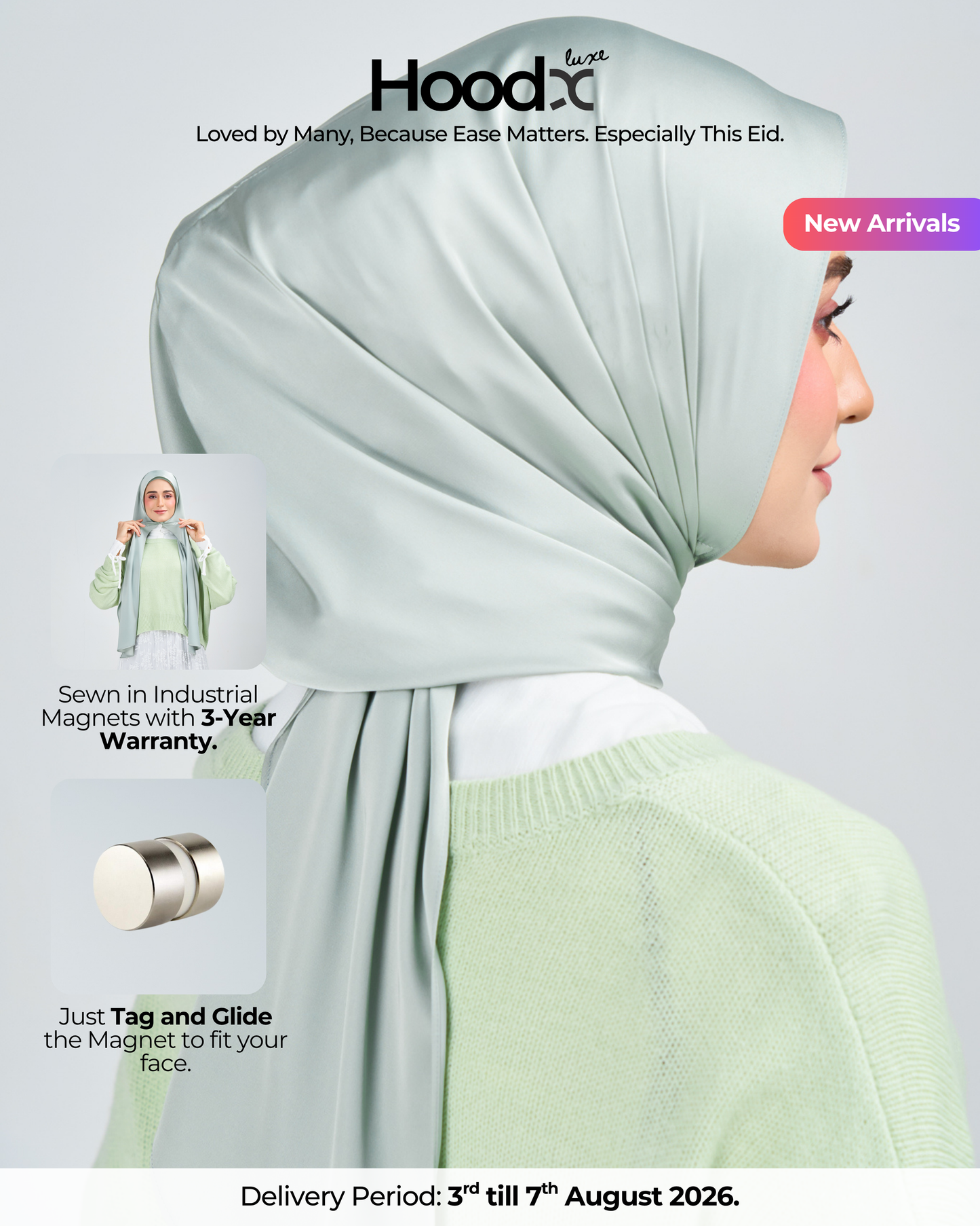 HoodX Luxe in Jade
