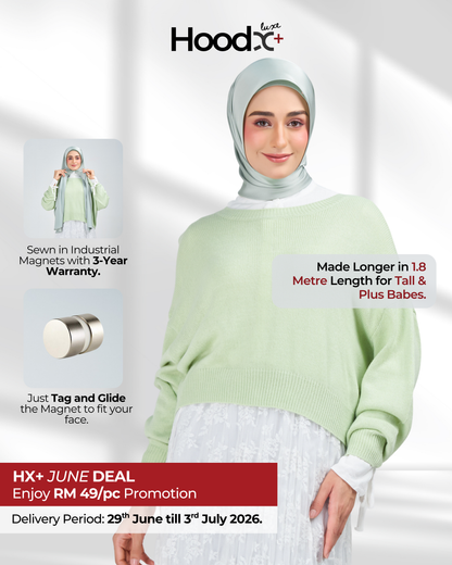 HoodX⁺Plus Luxe in Jade