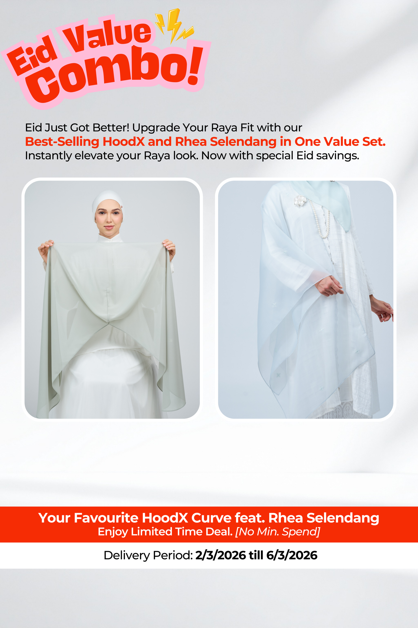 HX Curve x Rhea Selendang in Jade