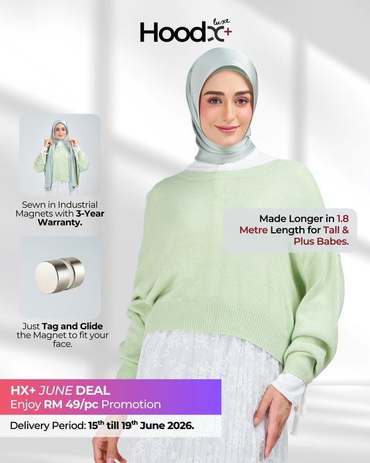 HoodX⁺Plus Luxe in Jade