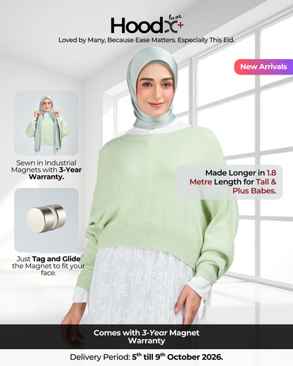 HoodX⁺Plus Luxe in Jade