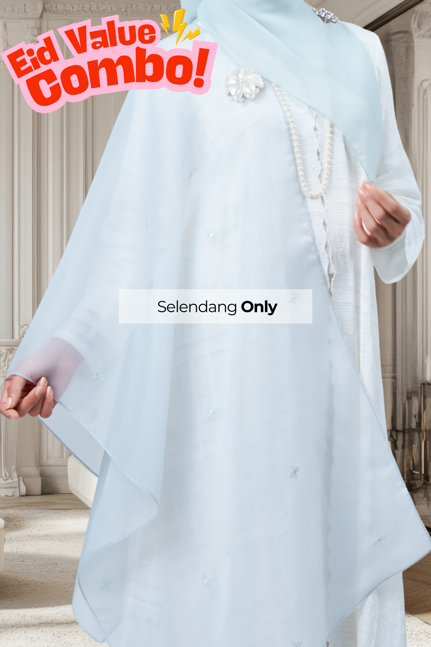 HX Curve x Rhea Selendang in Jade