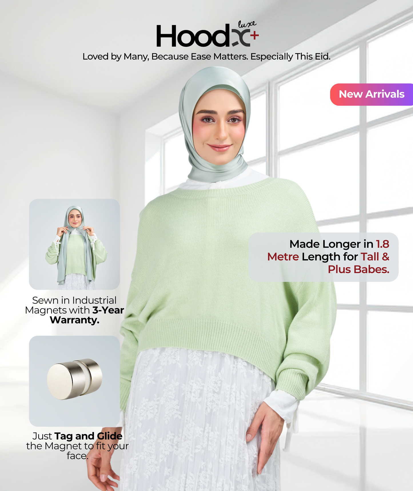 [8.8 MARKDOWN] HoodX⁺Plus Luxe in Jade