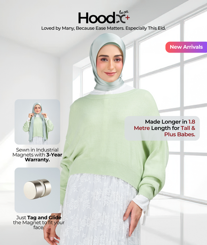 [8.8 MARKDOWN] HoodX⁺Plus Luxe in Jade