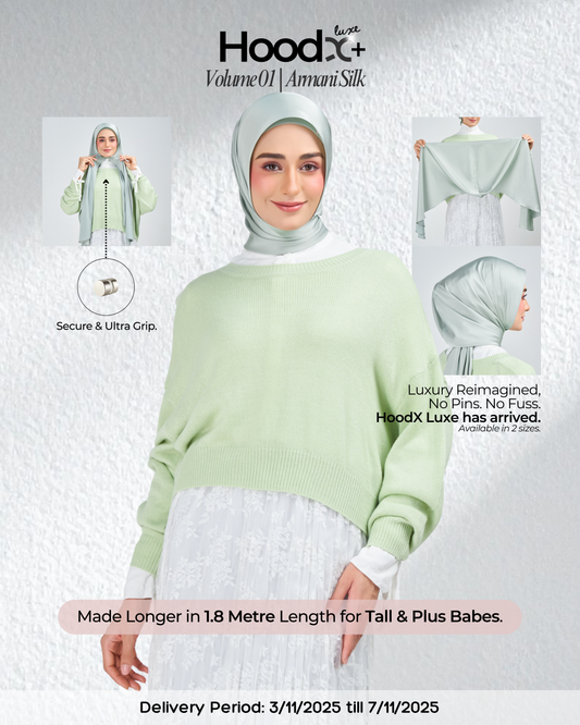 HoodX⁺Plus Luxe in Jade