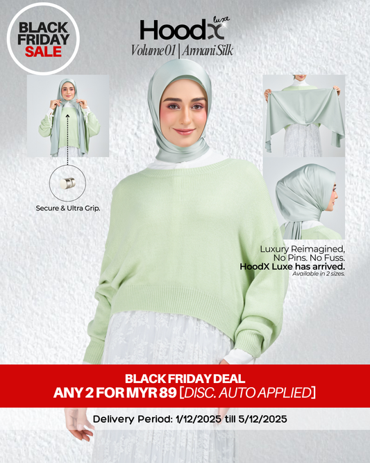 [BFS] HoodX Luxe in Jade