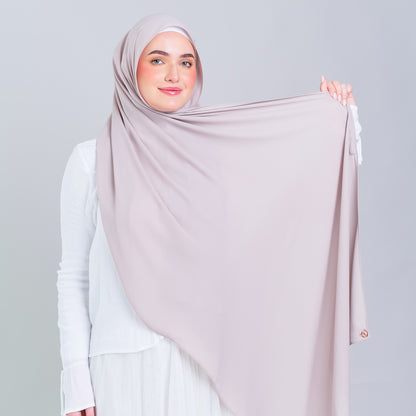 Tag n' Go Max [2M] | Premium Korean Chiffon in Khaki