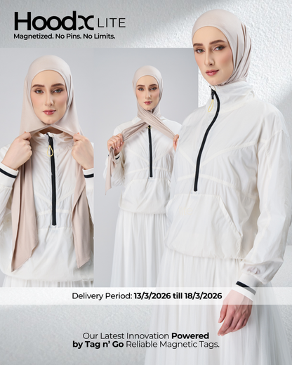 HoodX Lite in Light Taupe