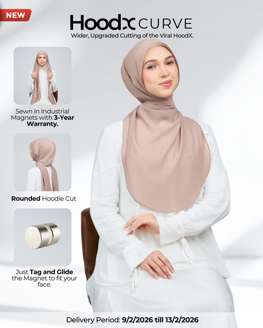 HoodX Curve in Latte