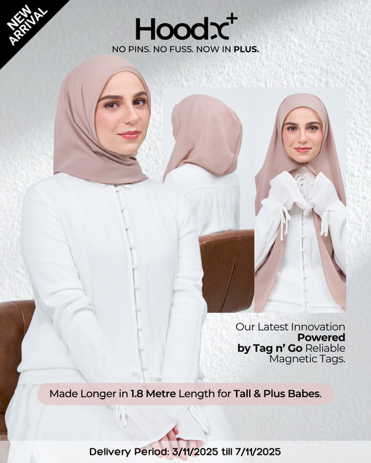 HoodX⁺Plus in Latte