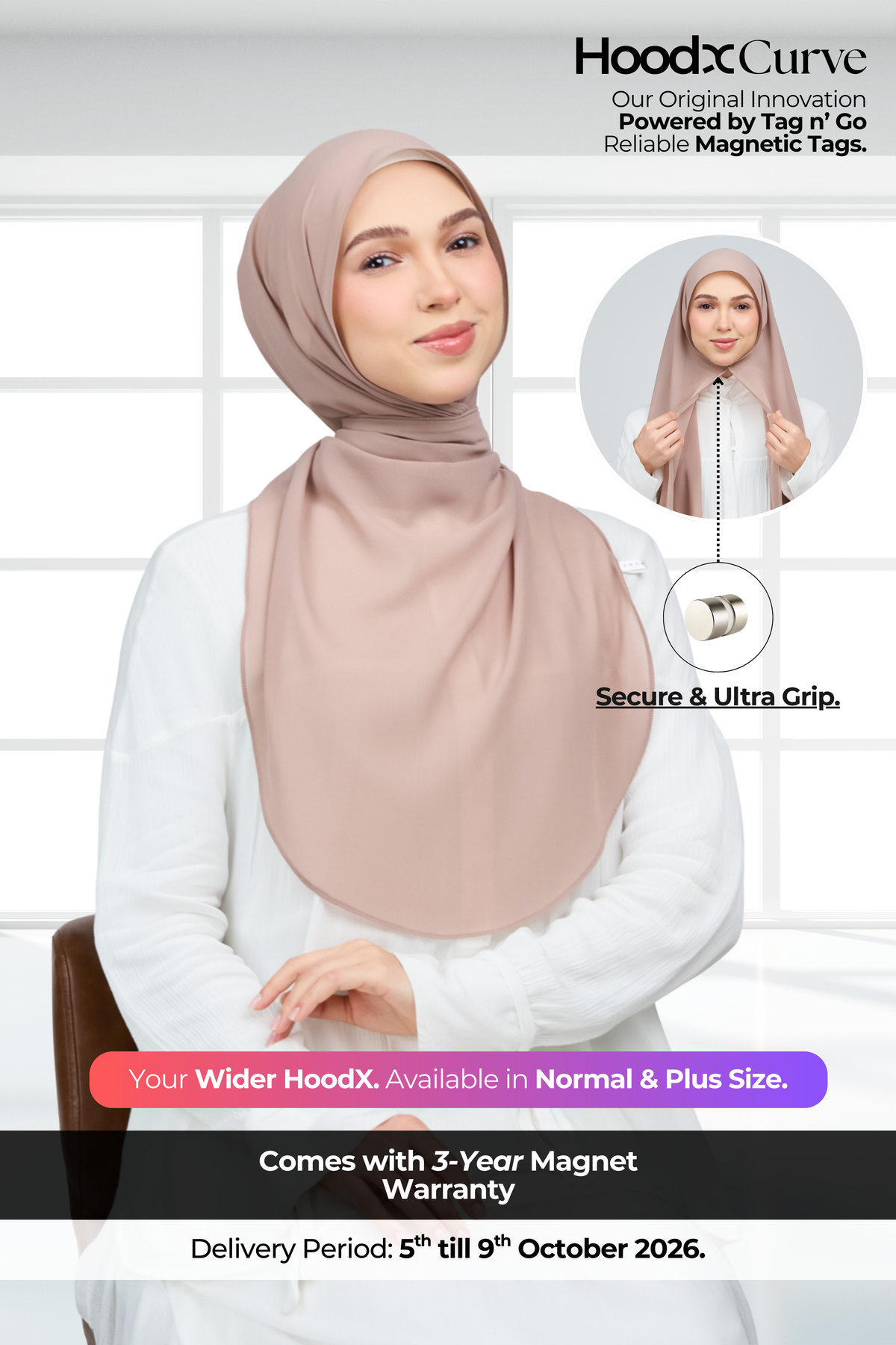 HoodX Curve in Latte