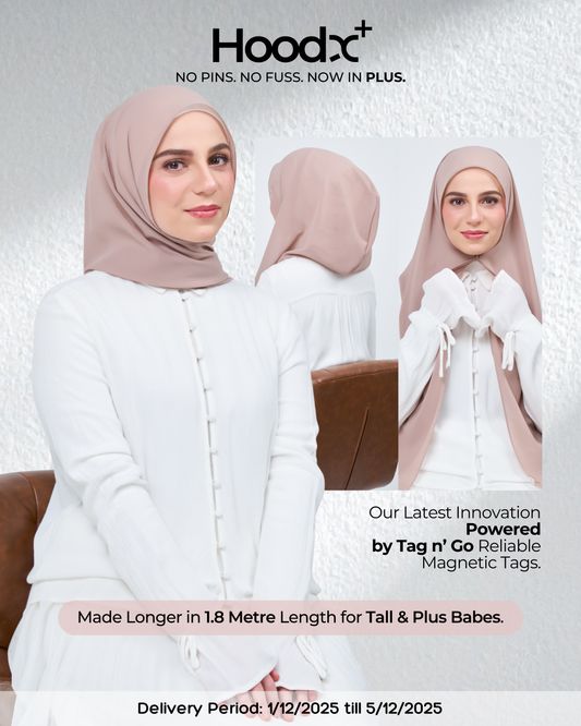 HoodX⁺Plus in Latte