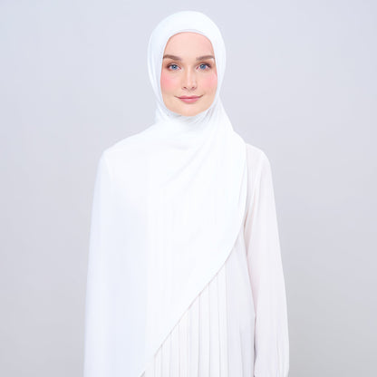 [As-Is] Semi-Instant 2IN1 Laura in Bridal White
