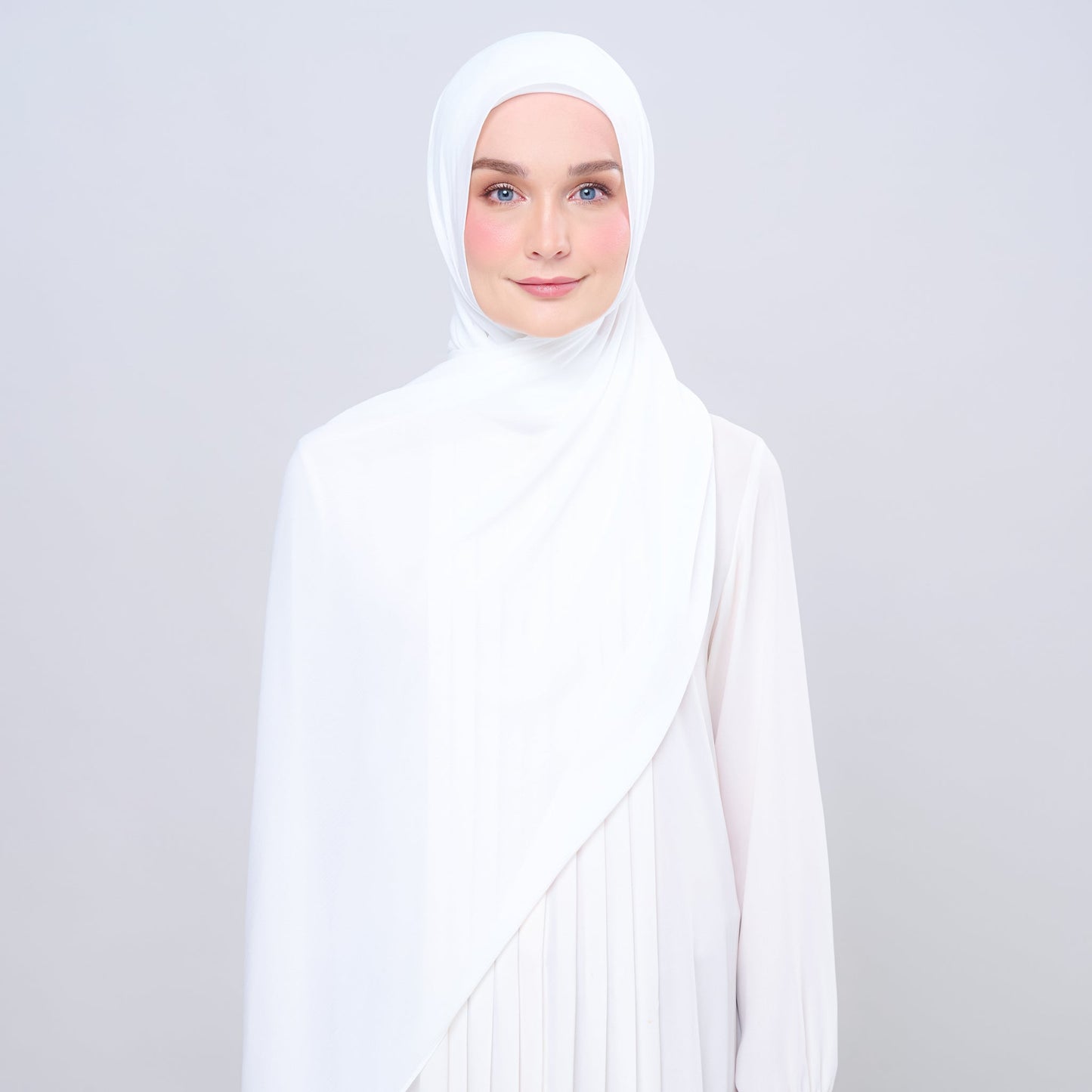 [As-Is] Semi-Instant 2IN1 Laura in Bridal White