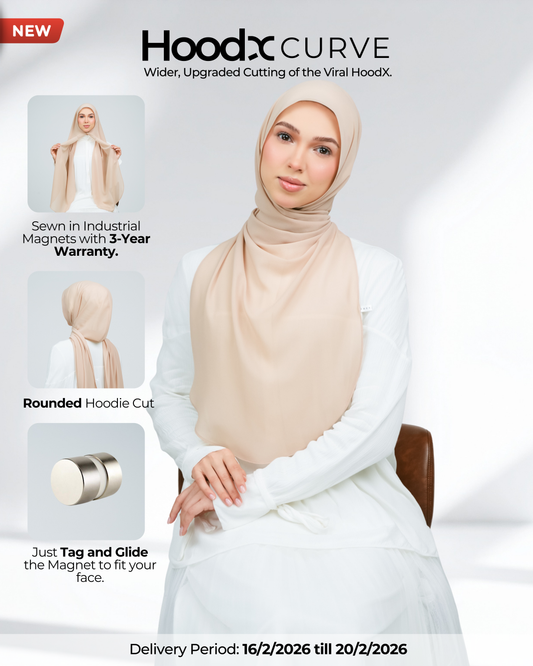 HoodX Curve in Light Fawn