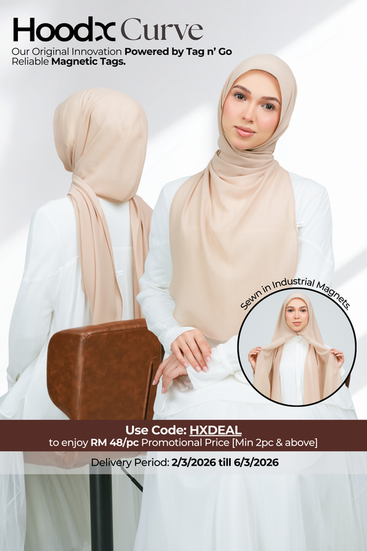 HoodX Curve in Light Fawn