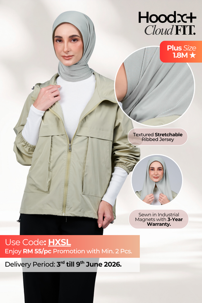 HoodX+ CloudFit in Light Green