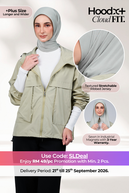 HoodX+ CloudFit in Light Green