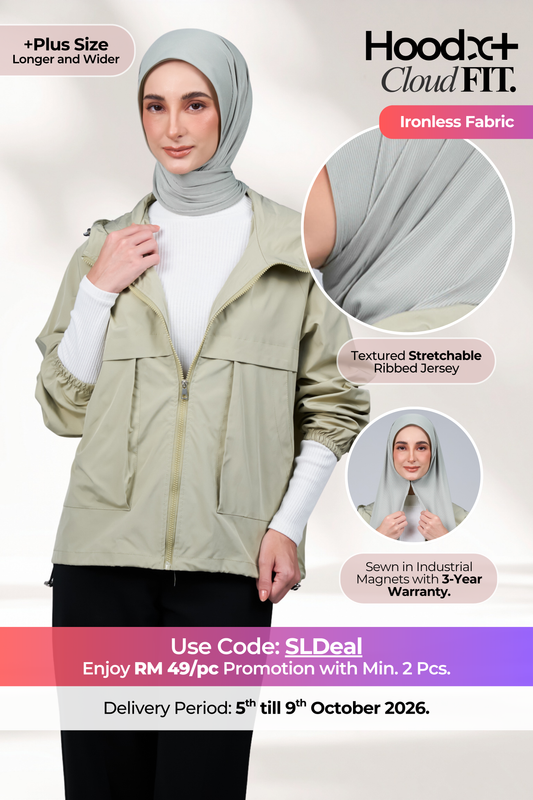 HoodX+ CloudFit in Light Green