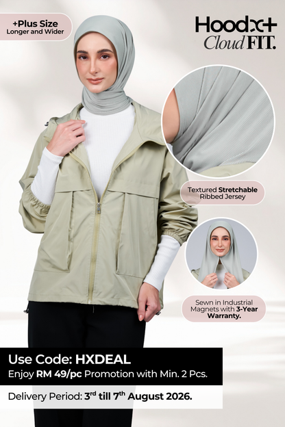 HoodX+ CloudFit in Light Green