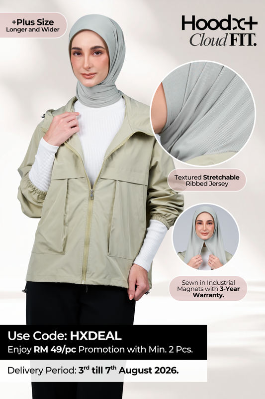 HoodX+ CloudFit in Light Green