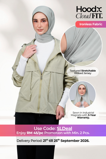 HoodX CloudFit in Light Green