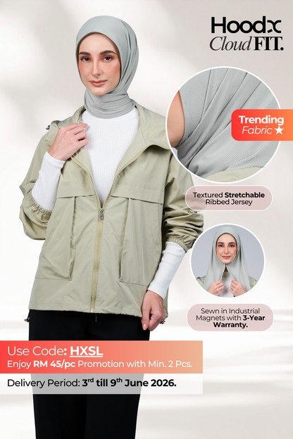 HoodX CloudFit in Light Green