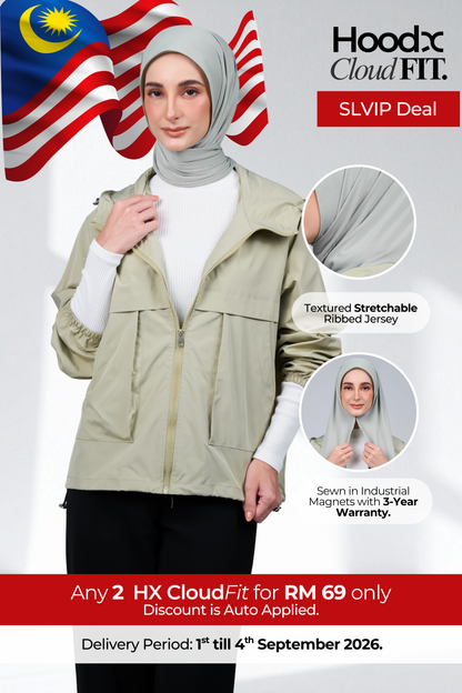 [SLVIP] HoodX CloudFit in Light Green