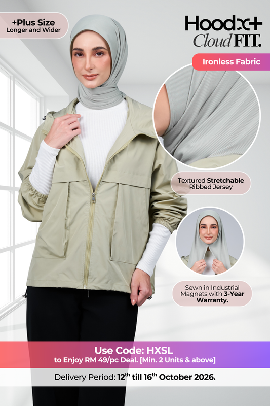 HoodX+ CloudFit in Light Green