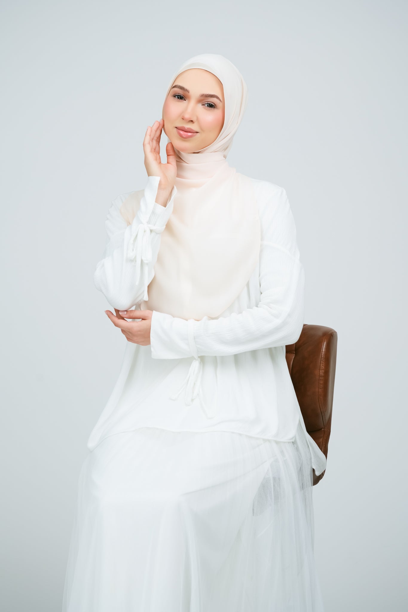 HoodX Curve in Light Peach