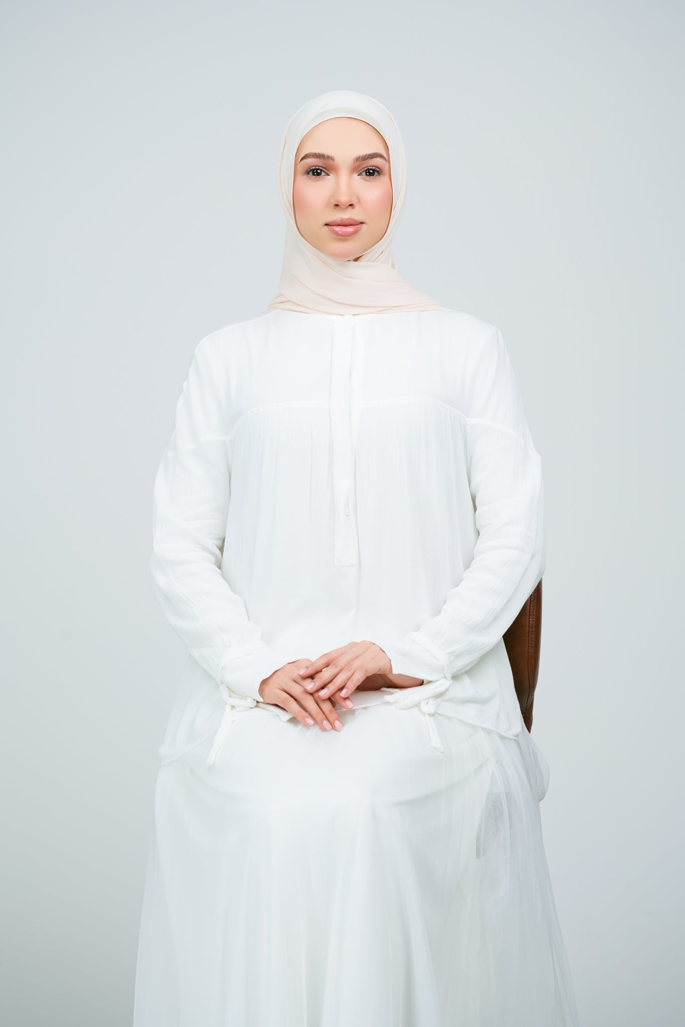 HoodX Curve in Light Peach