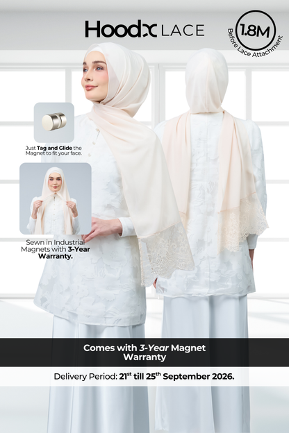 HoodX Lace in Light Nude