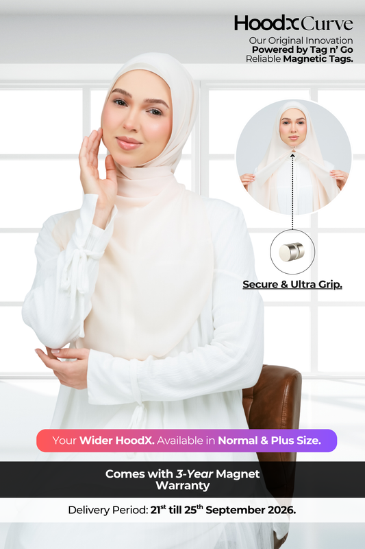 HoodX Curve in Light Peach