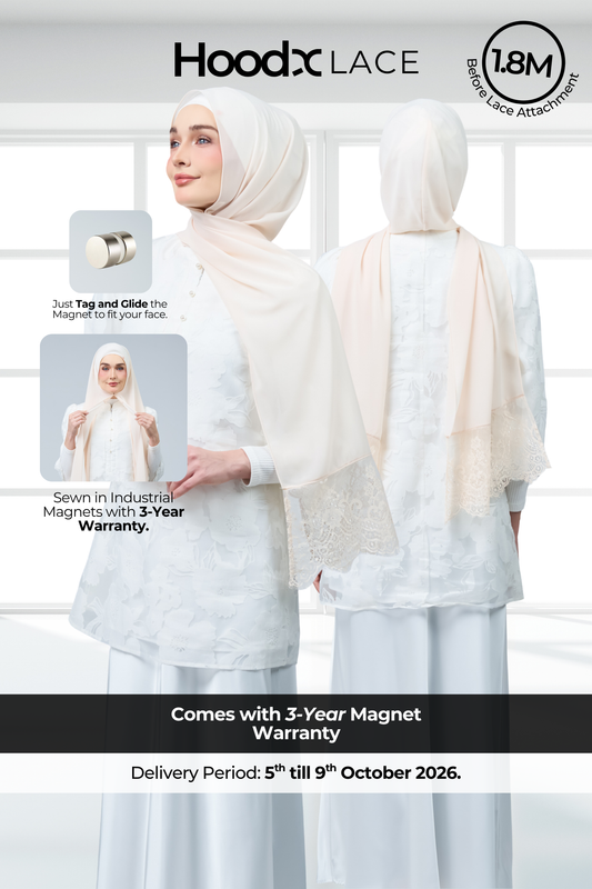 HoodX Lace in Light Nude