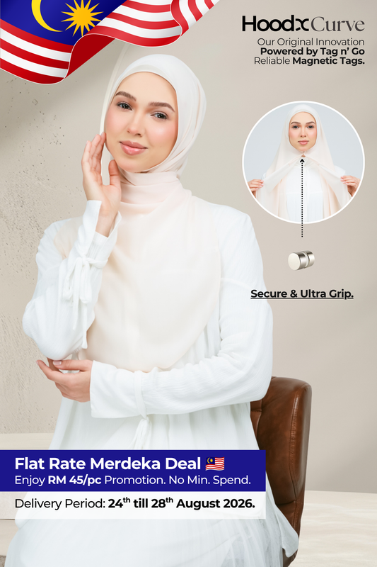 HoodX Curve in Light Peach