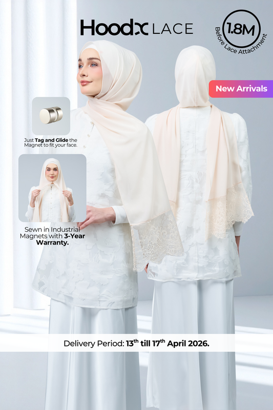 HoodX Lace in Light Nude